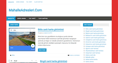 Desktop Screenshot of mahalleadresleri.com